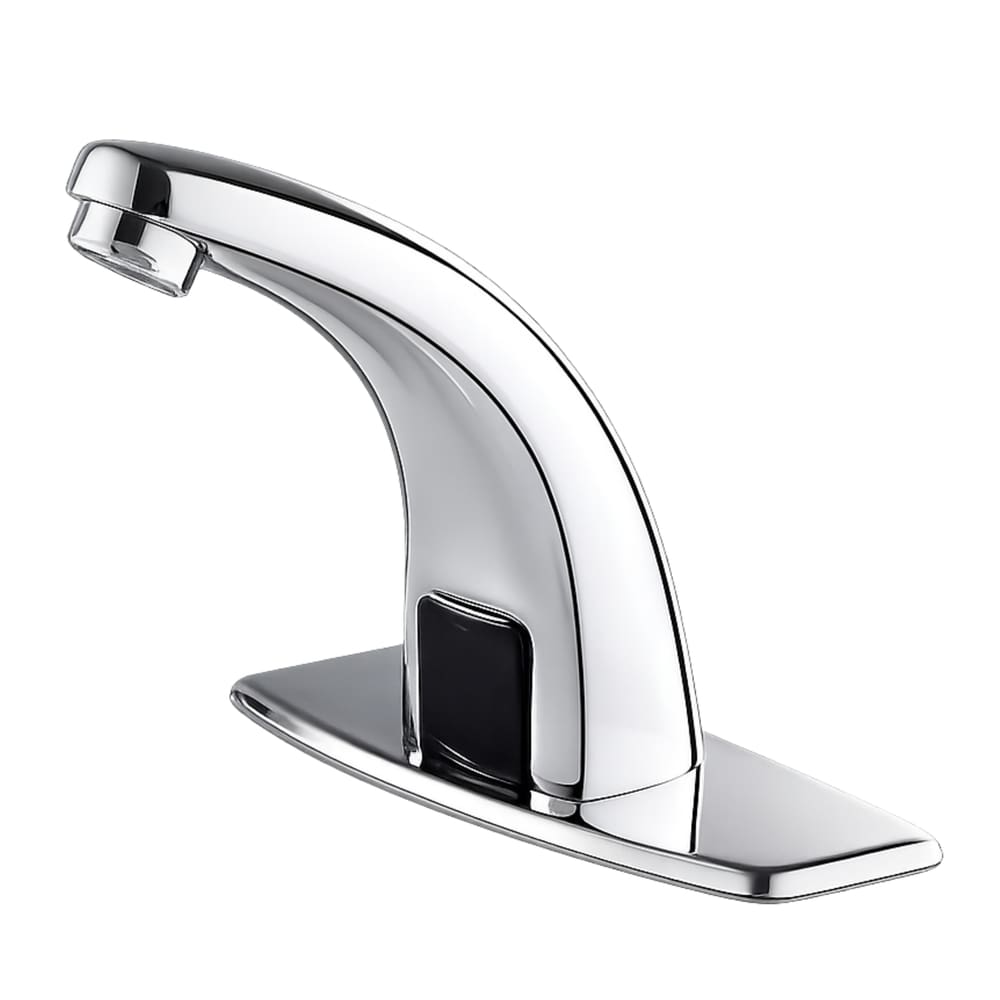 Torneira Automática Banheiro Comercio Restaurante Hospital Prateado Cromado