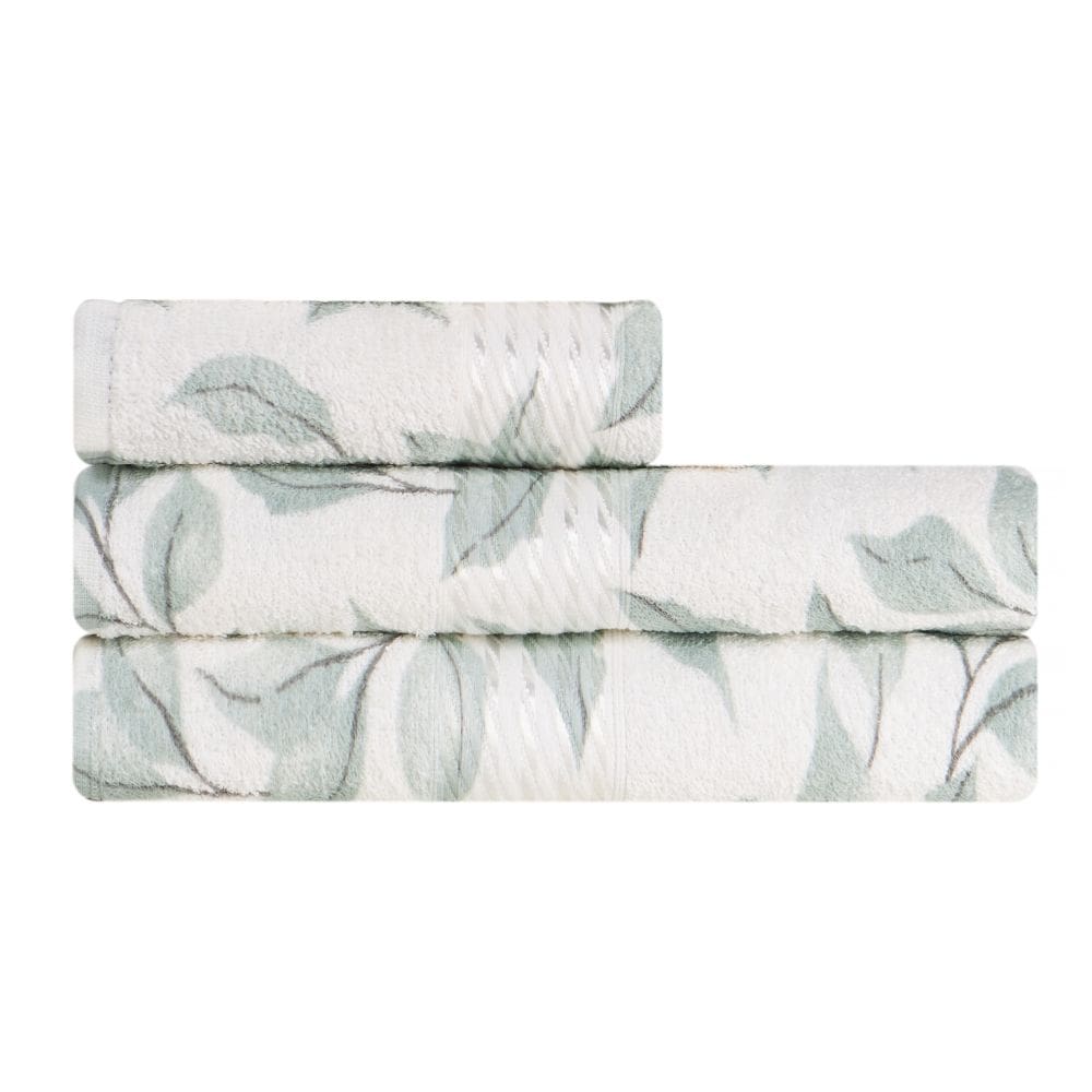 Kit de Toalhas de Banho e Rosto 3 Peças 100% Algodão Felpudas Prisma Dohler