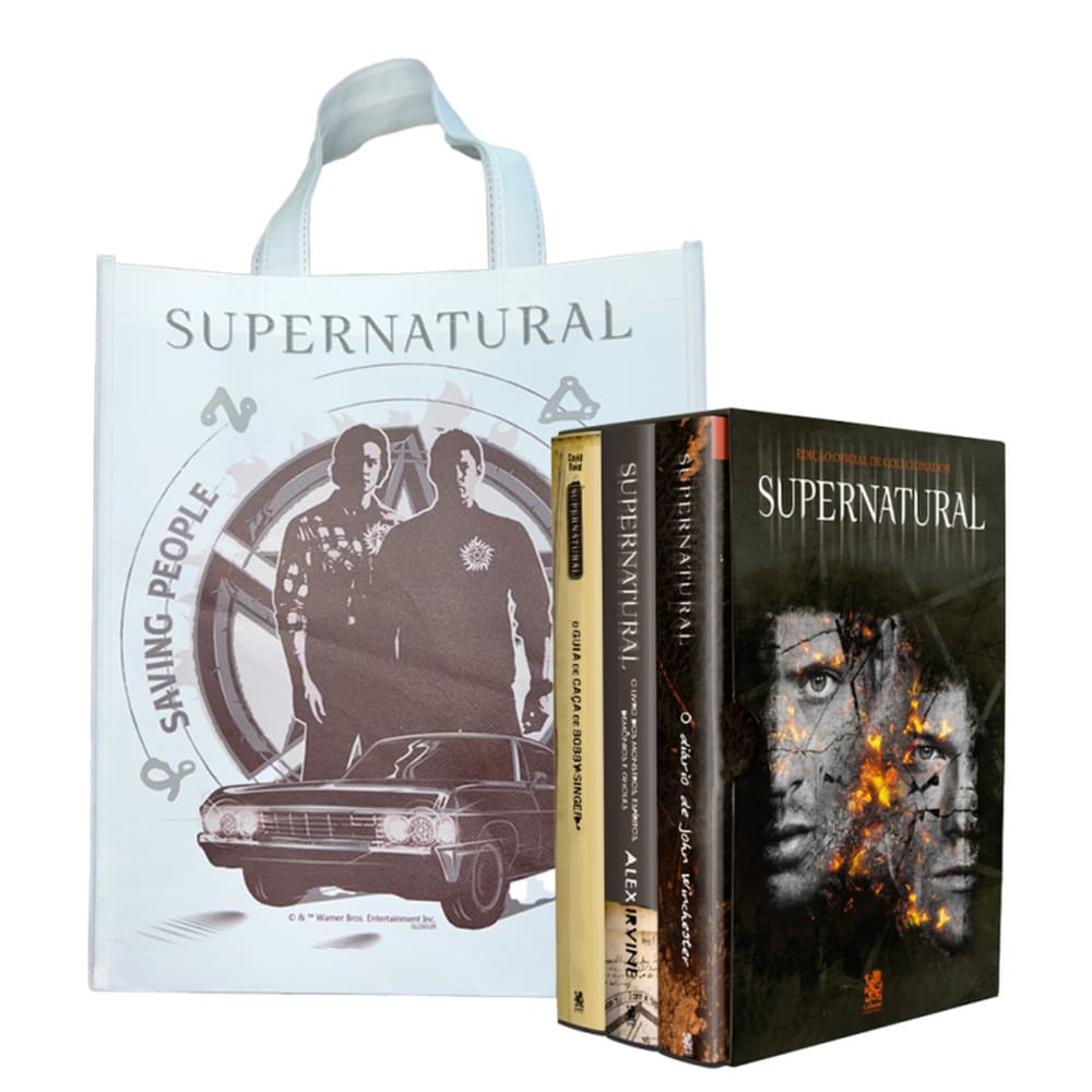Supernatural - Edição Oficial de Colecionador com 3 Livros Edição de Luxo + Ecobag Exclusiva