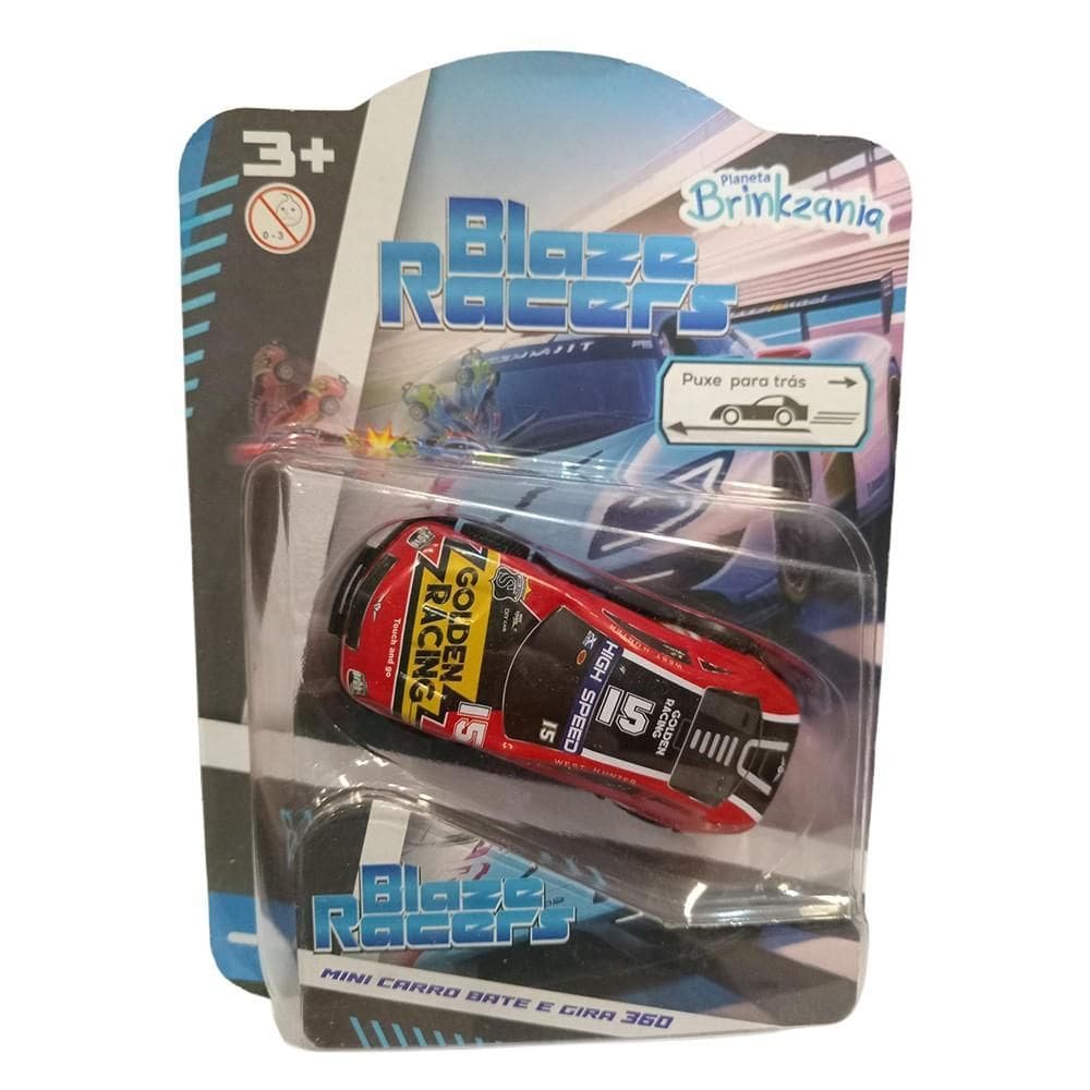 Mini Carro Giro 360 Vermelho - Brinkzania