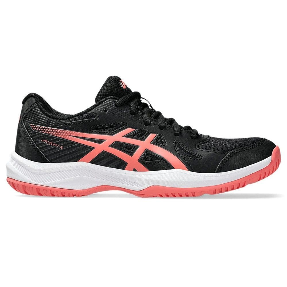 Tênis Asics Upcourt 6 Feminino - Preto+Laranja