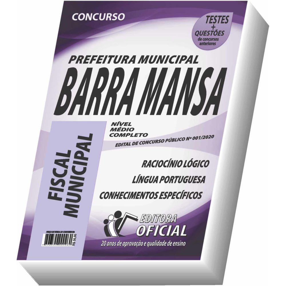 Apostila Prefeitura De Barra Mansa - Fiscal Municipal