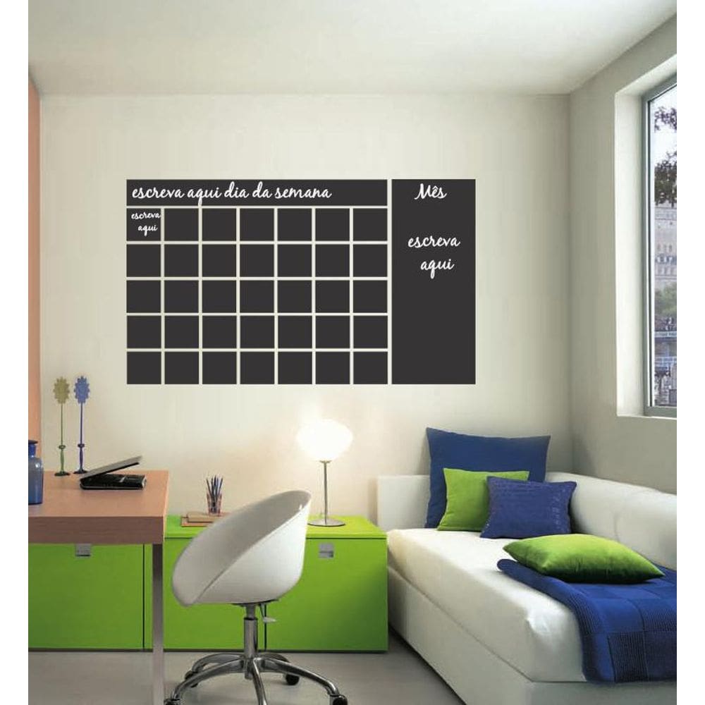 Adesivo Decorativo De Lousa Variado Dia Da Semana