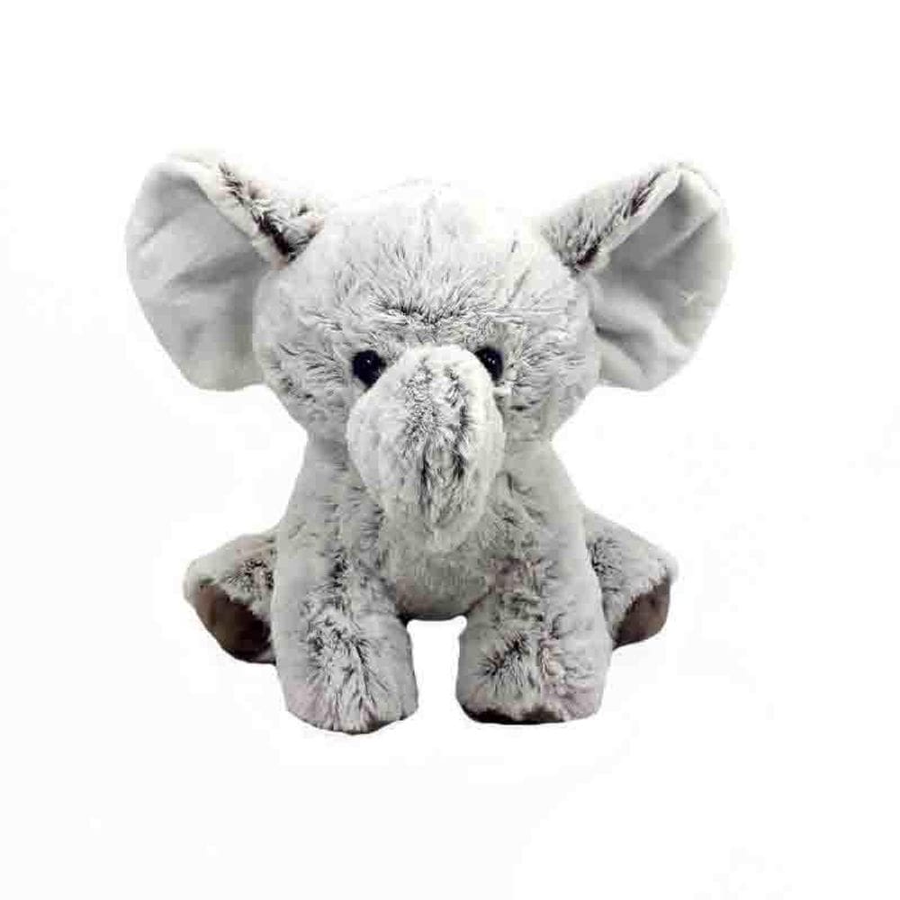 Elefante De Pelúcia Peludo 28 Cm