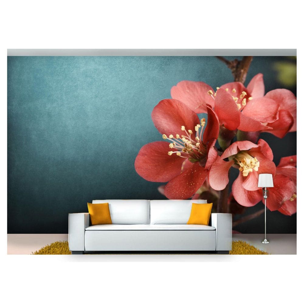 Papel De Parede Flores Floral Flor Natural 3D Nfl133