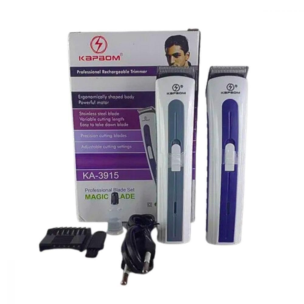 Máquina De Cortar Aparador De Pelos Barba Cabelo