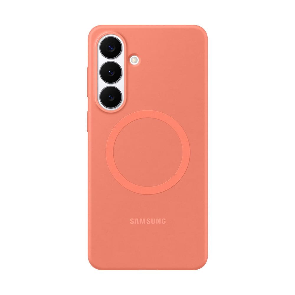 Capa Protetora Silicone Magnética Samsung Galaxy S26+ - Coral