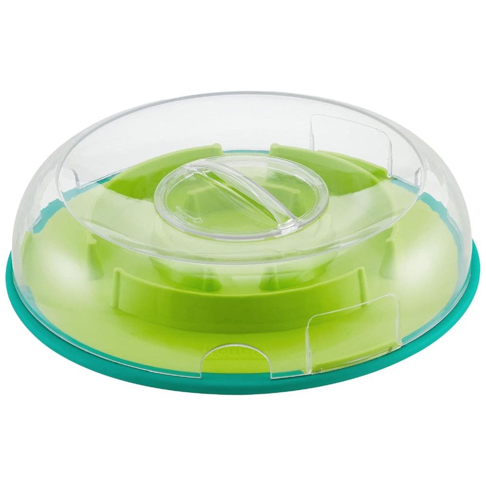 Comedouro Automático Wobble Bowl Divertido para Cães, OUTWARD HOUND 69344, Verde