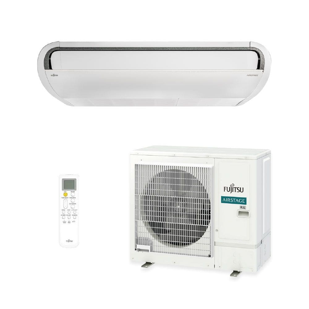 Ar Condicionado Split Piso Teto Fujitsu Airstage Premium Inverter 35.000 Btus Quente e Frio Trifásico 380V R32