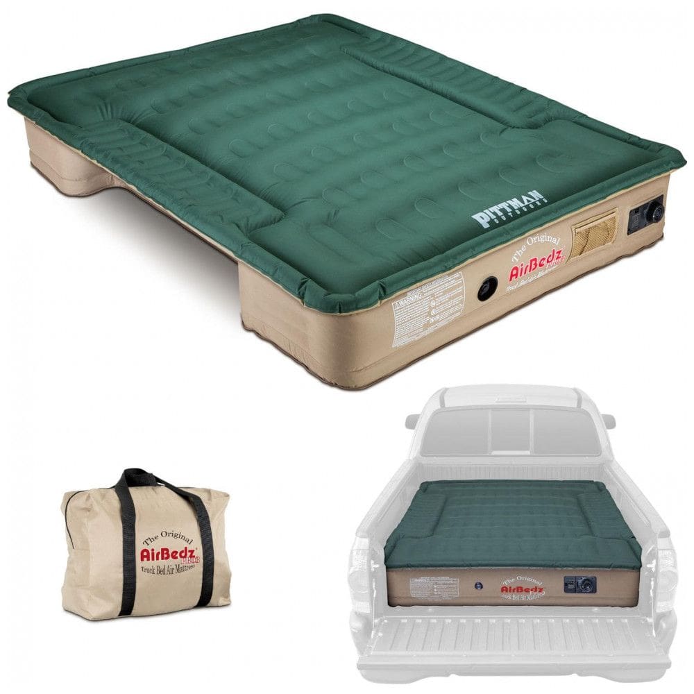 Colchão Inflável Casal com Bomba Embutida, Para até 450KG, Pittman Outdoors PPI30, Marrom