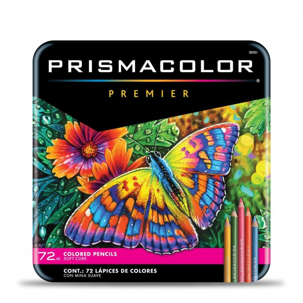 Kit Lápis de Cor Profissional com Estojo 72 peças, Prismacolor