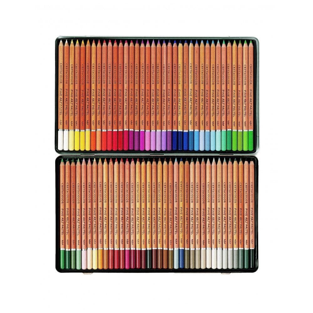 Kit Lápis de Cor Profissional 72 peças, Cretacolor, Prata