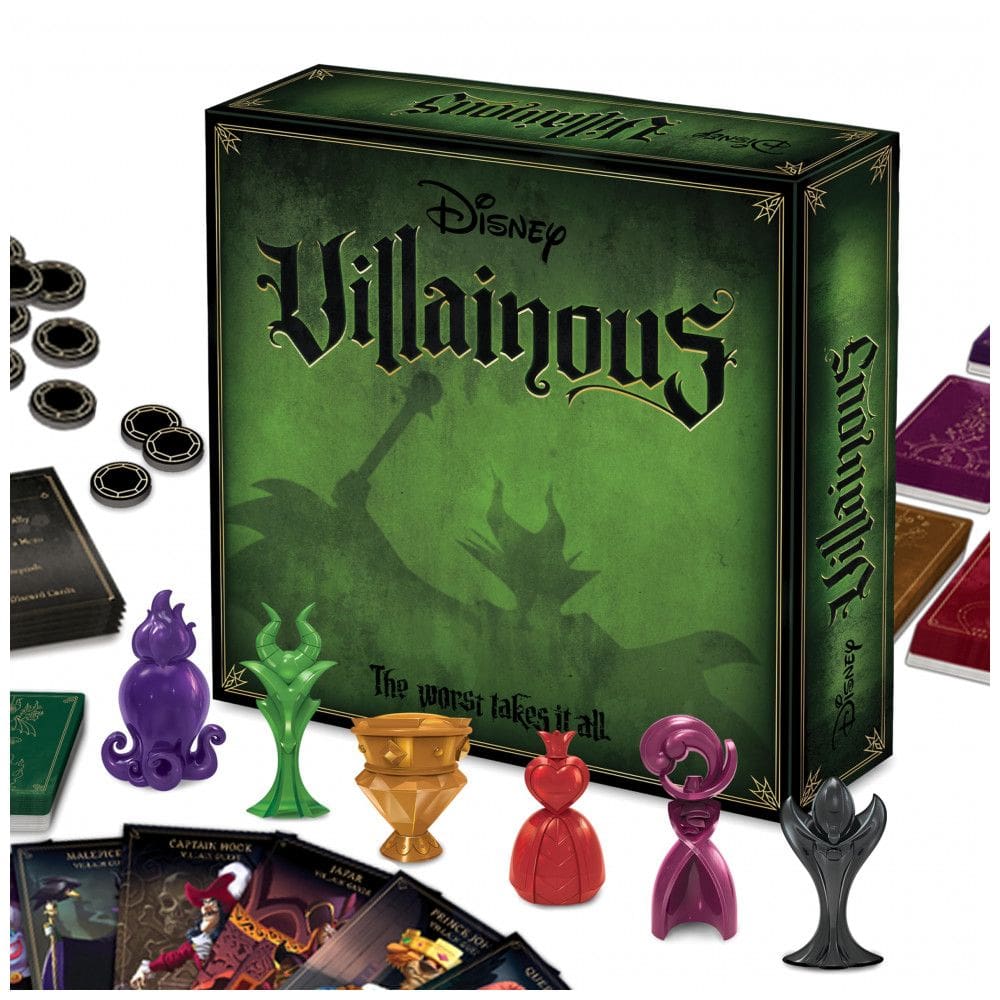 Jogo de Tabuleiro Estratégico Disney Villainous da Ravensburger para Maiores de 10 Anos Vencedor do Prêmio de Jogo do Ano 2019