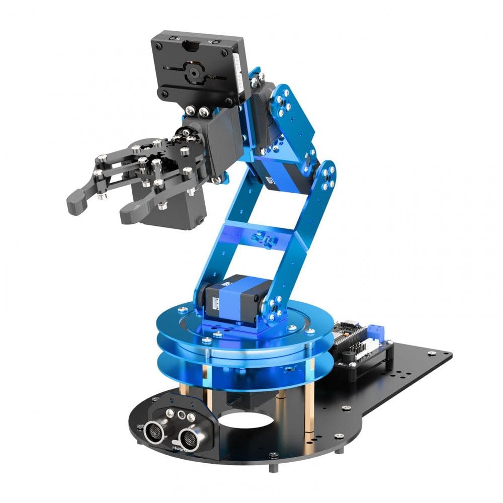 Hiwonder JetAuto Pro – Robô Educacional com Braço Robótico 6DOF, Lidar TOF, Câmera 3D e Suporte a ChatGPT – Kit Avançado com ROS2