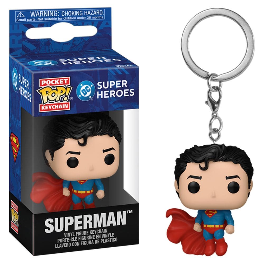 Chaveiro Funko Pop Keychain Dc Heroes Classic Superman