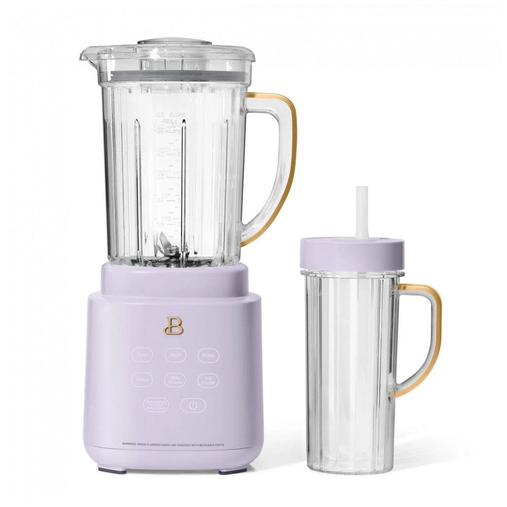 Liquidificador de bancada Beautiful PowerExact Lavanda, 700W, jarra Tritan 1,47L, copo individual 590ml, 3 velocidades, 4 programas, 110V