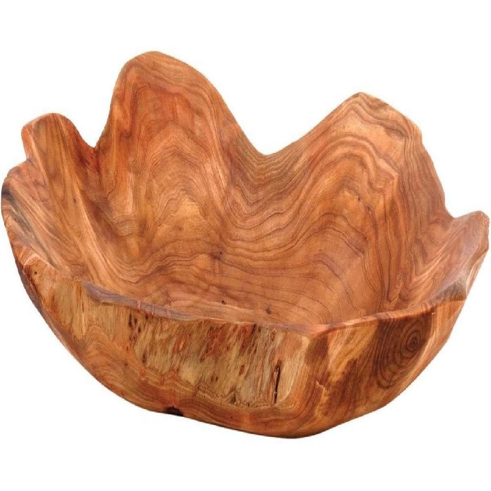 WOOD CENTRO DE MESA FRUTEIRA DE COZINHA MULTIUSO DECORAÇÃO 14x44x40cm MADEIRA NATURAL