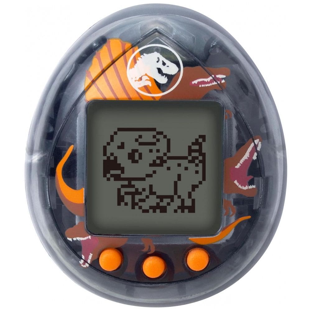 Tamagotchi Nano x Jurassic World Rebirth Spinosaurus - Colecione e Cuide de Dinosaurios!