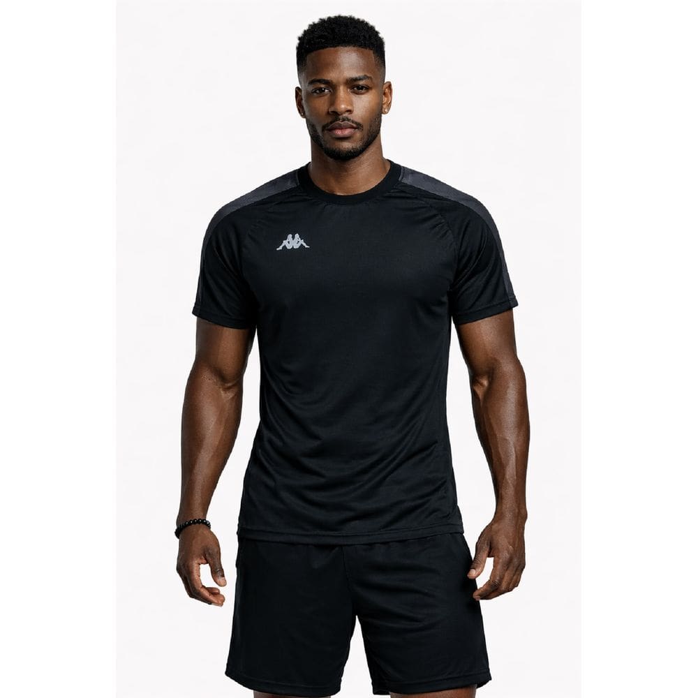 Camiseta Kappa Athens Masculina 100% Poliéster Manga Curta