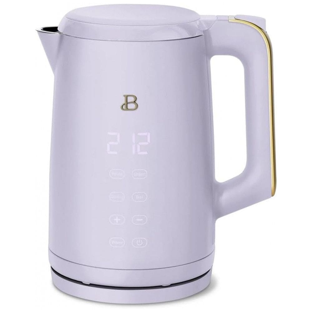 Chaleira elétrica Beautiful 1,7L lavanda com display touch, 4 programas de temperatura, modo manter aquecido, 1500W, 110V