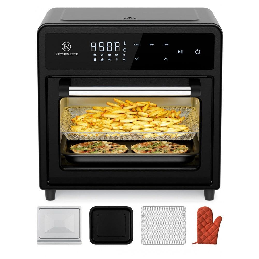 Forno Elétrico Air Fryer Kitchen Elite Inox 12L 10 em 1 Convecção 1200W 110V