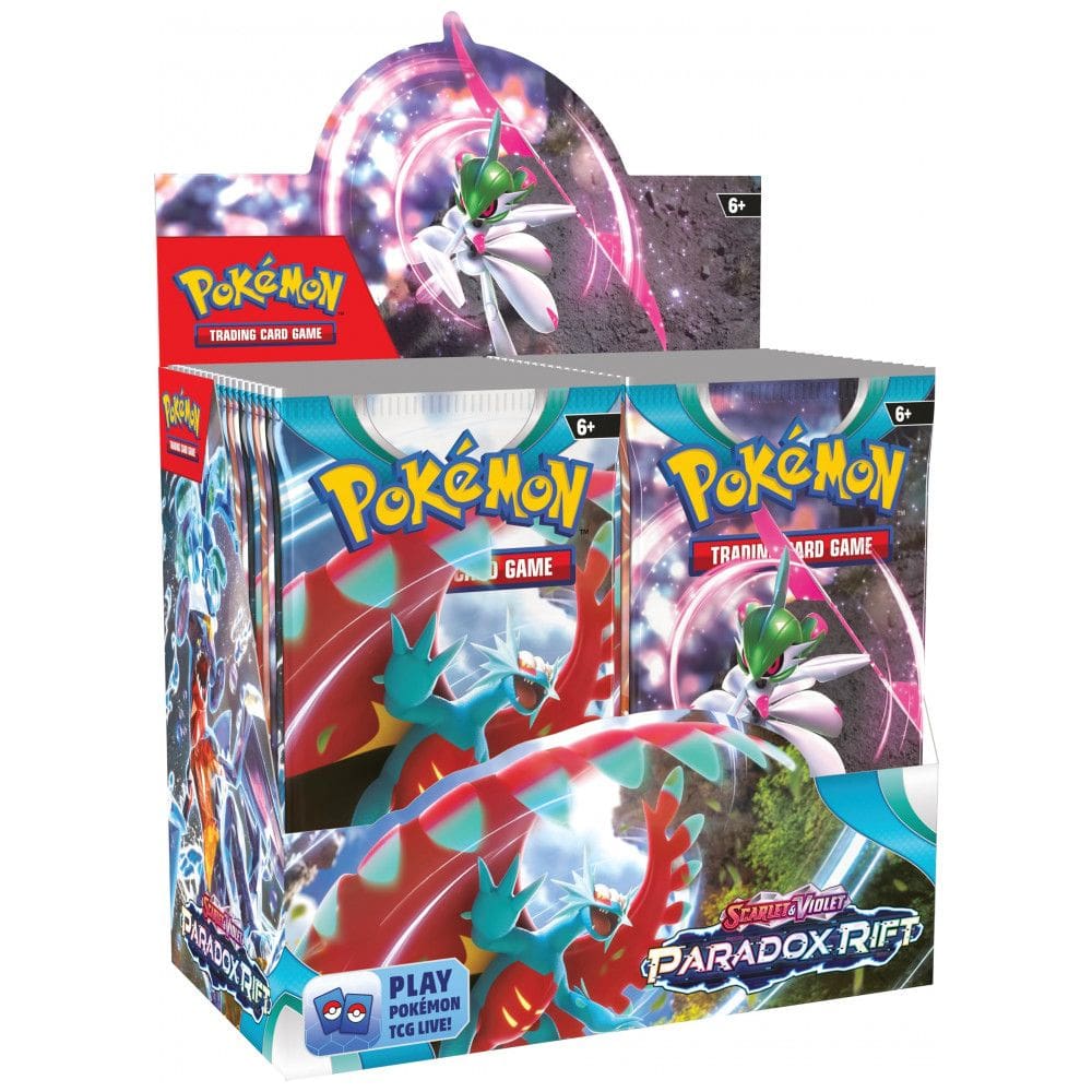 Box Pokémon TCG Scarlet & Violet Paradox Rift com 36 Boosters para Jogo de Mesa