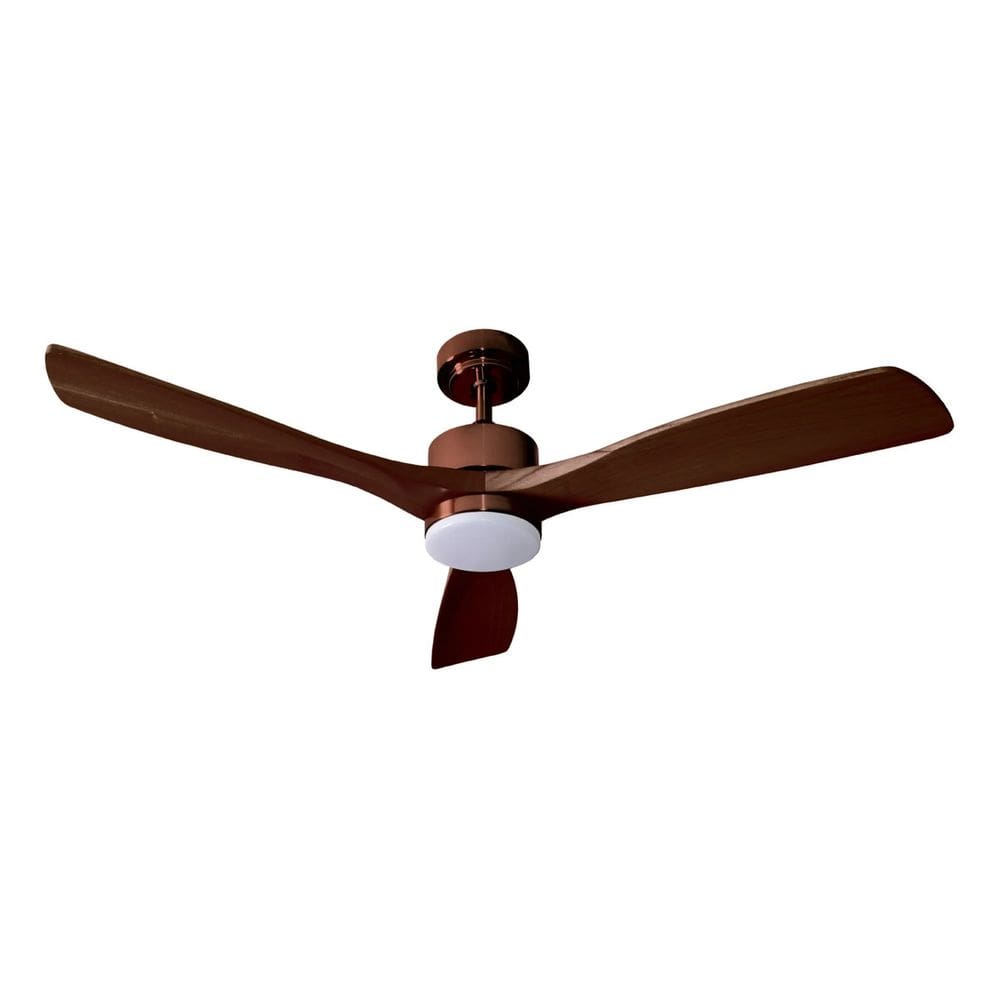 Ventilador Teto Tabaco Bronze 132cm Controle Remoto - Spirit