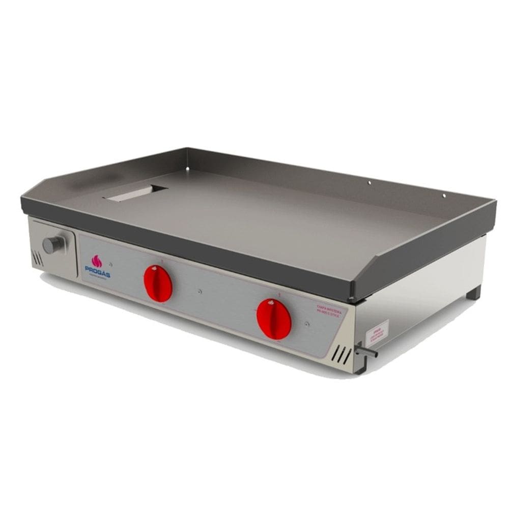Chapa Bifeteira Mista PR-800G Style Progas A Gás Industrial