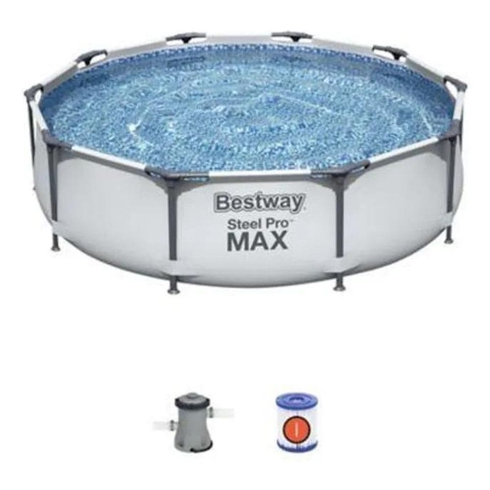 Piscina Redonda Estrutural 4.678L Com Filtro 127V - Bestway
