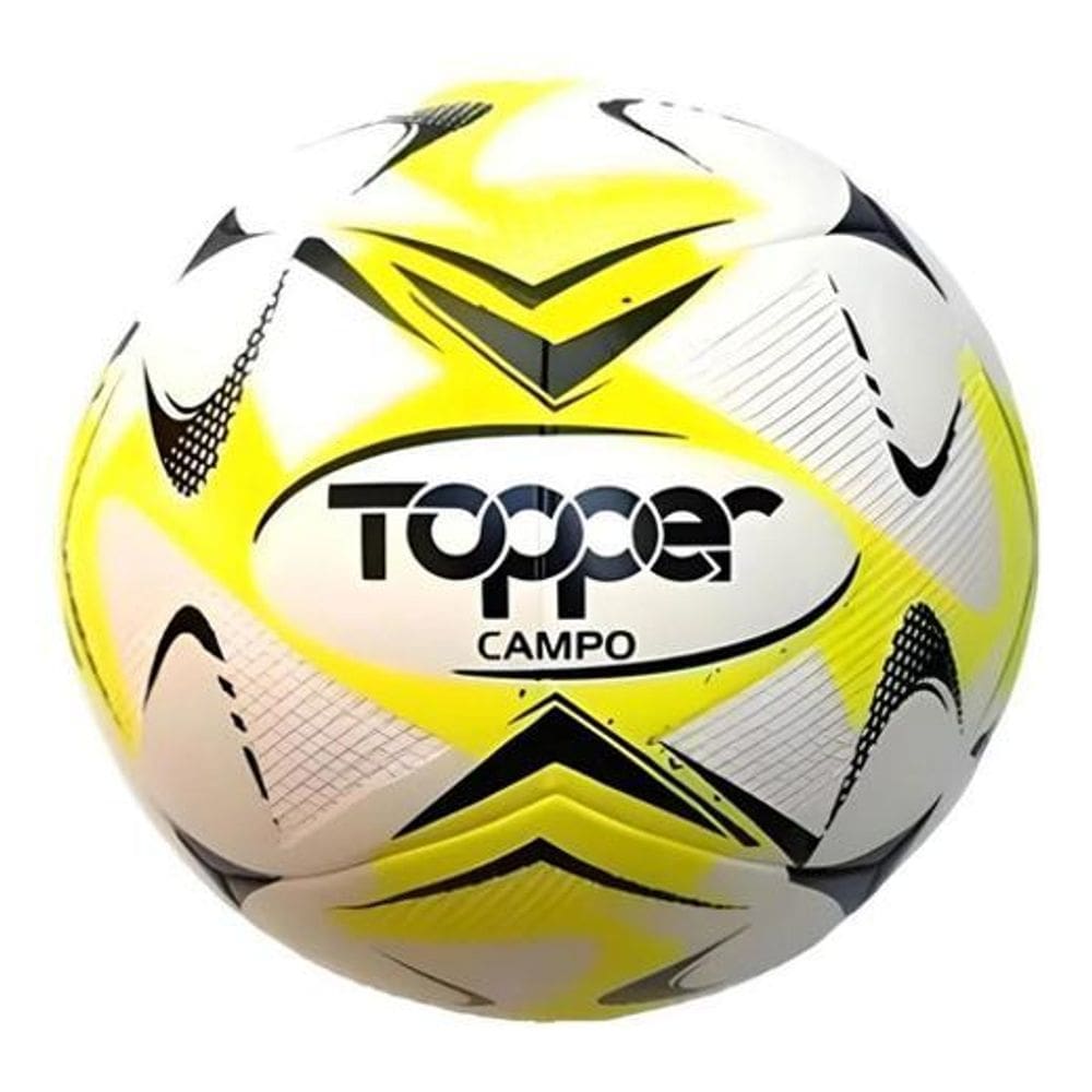 Bola Topper Slick Colorfull Campo Branco Amarela