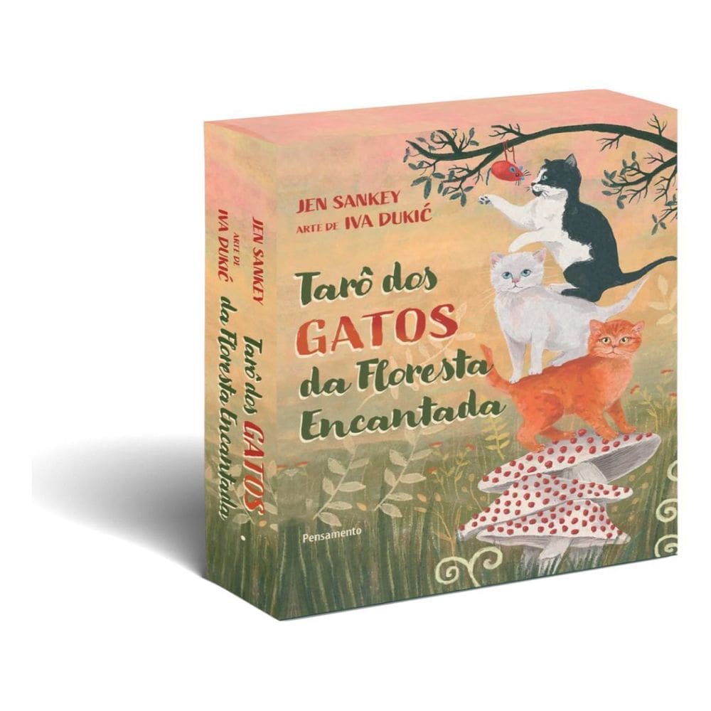 Tarô Dos Gatos da Floresta Encantada - Caixa Com Livro + 78 Cartas