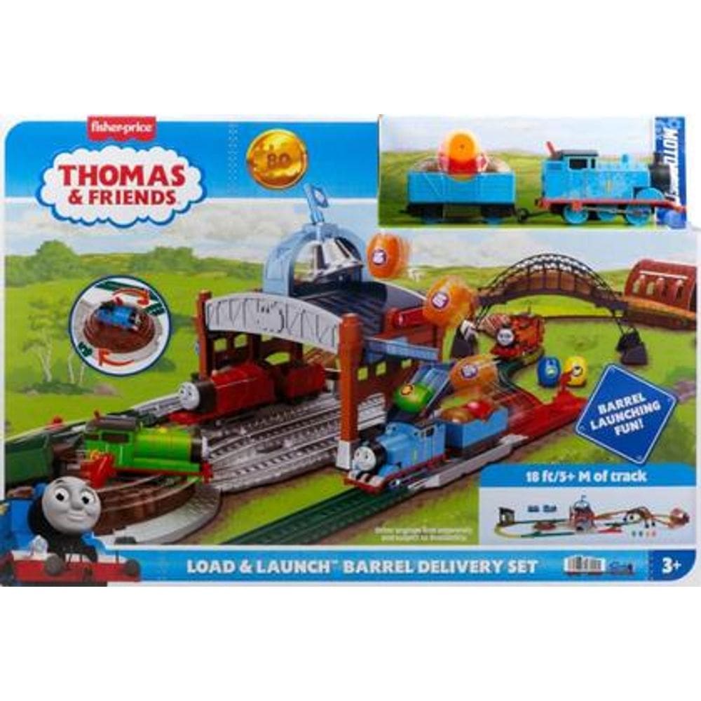 Pista Thomas e seus amigos motorizada Entregue Os Barris! Mattel JGY30