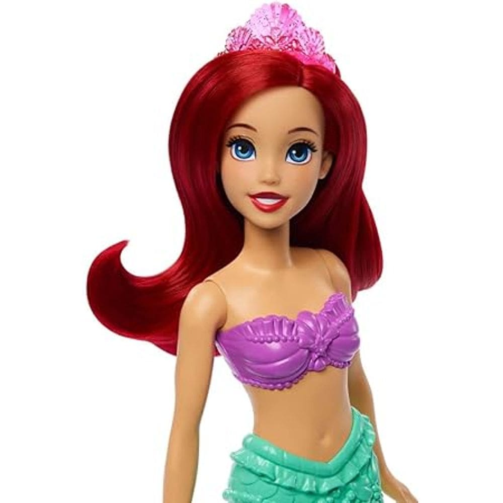 Boneca Disney Princess Ariel com cauda de sereia e cabelo comprido - MATTEL JHL55