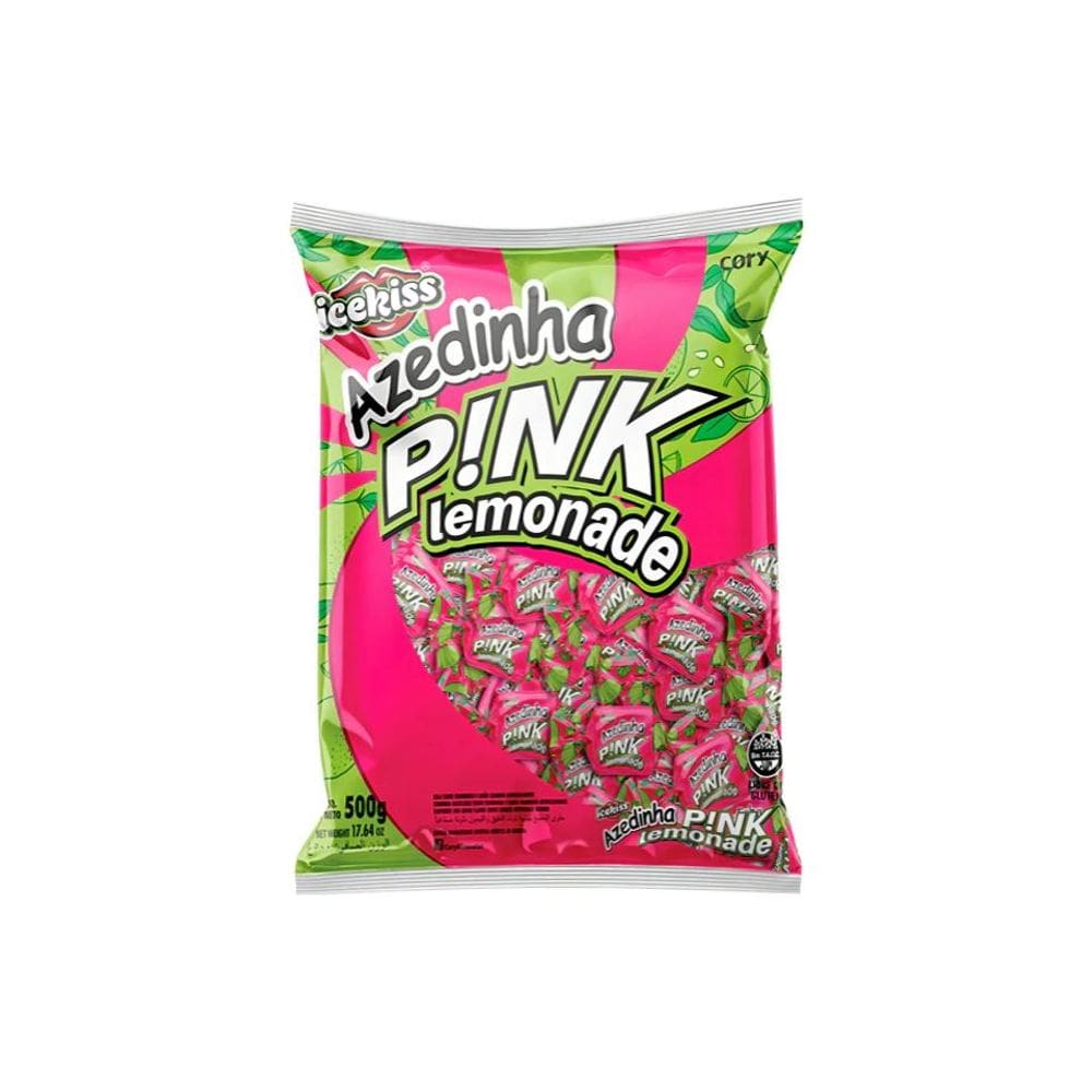 Bala Mastigável Icekiss Azedinha Pink Lemonade Cory 500g