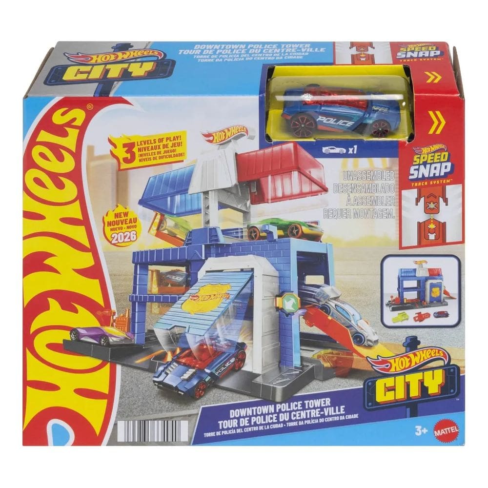 Pista Hot Wheels Torre De Polícia Mattel - Jhl74