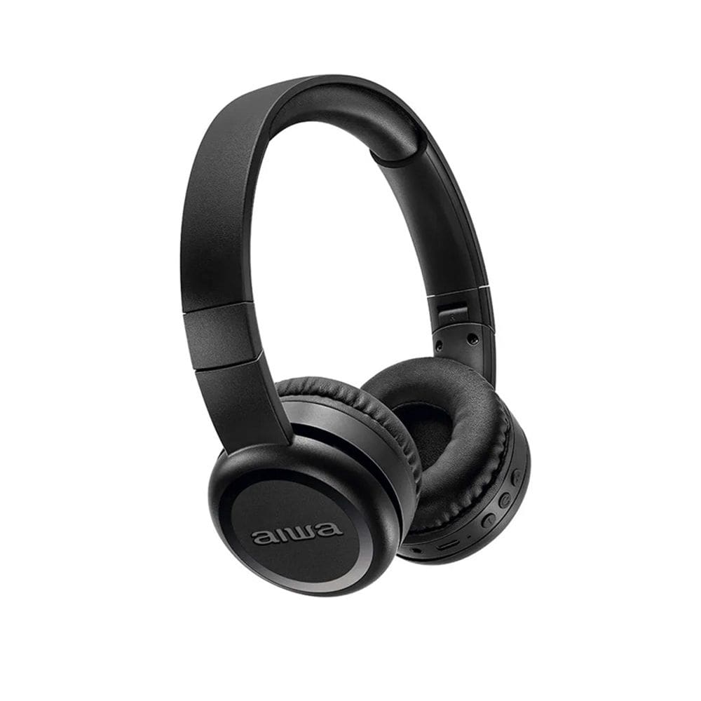 Fone de Ouvido Headphone AIWA HP3-B Bluetooth Driver 30mm Preto
