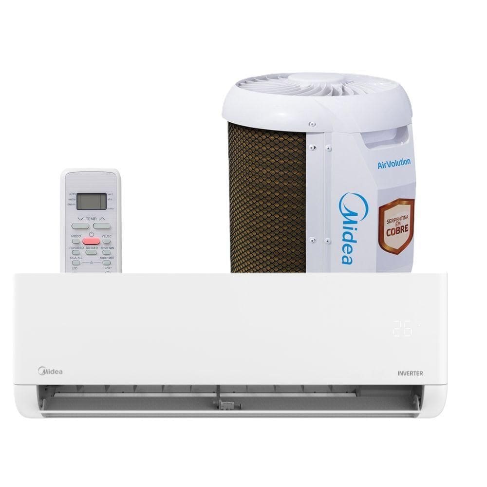 Ar Condicionado Split Inverter Midea Airvolution Lite 12000 BTUs Frio 220V 38TBVCA12M5