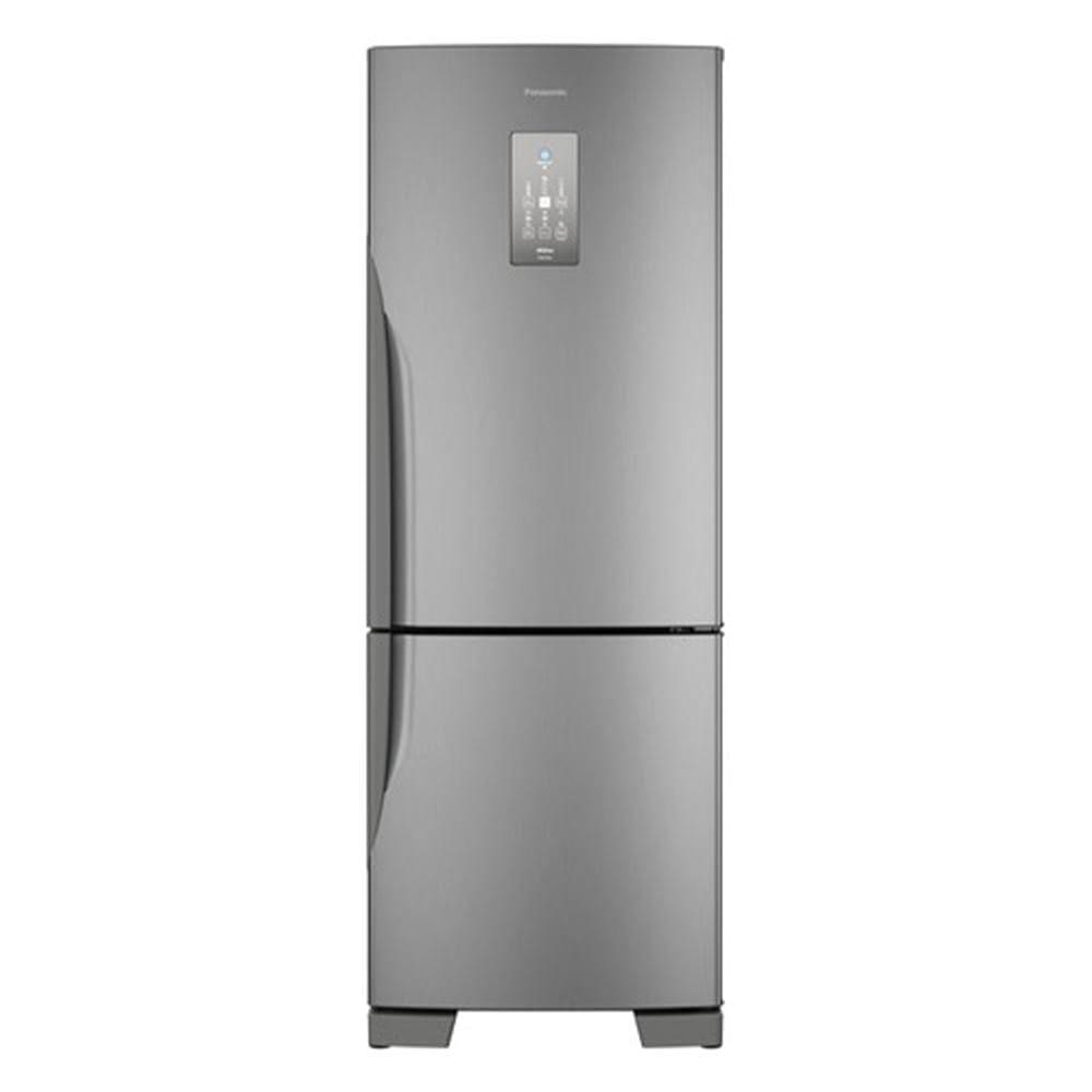 Refrigerador Bottom Freezer Inverter Panasonic de 02 Portas Frost Free com 511 Litros Aço Escovado - NR-BB71PV7X