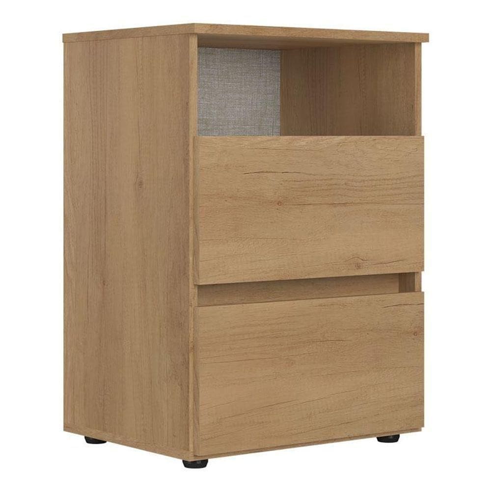 Mesa De Cabeceira 2 Gavetas Condessa Capuccino - Thb