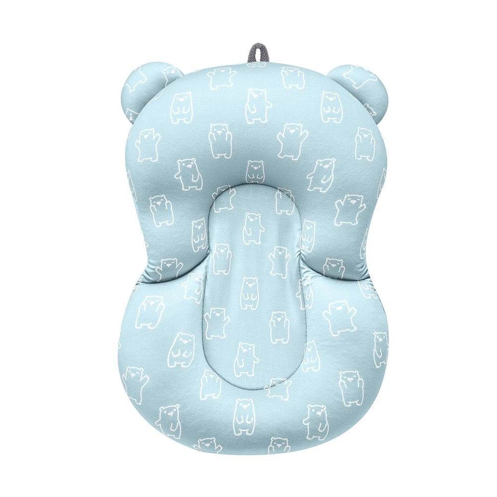 Almofada De Banho Buba para Bebê Ursinho Azul