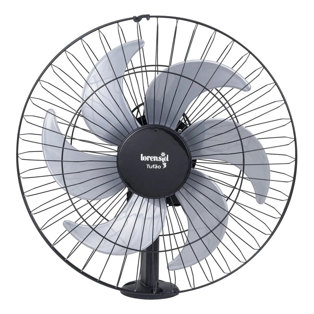 Ventilador Parede Preto 50cm Bivolt Turbo - Loren Sid