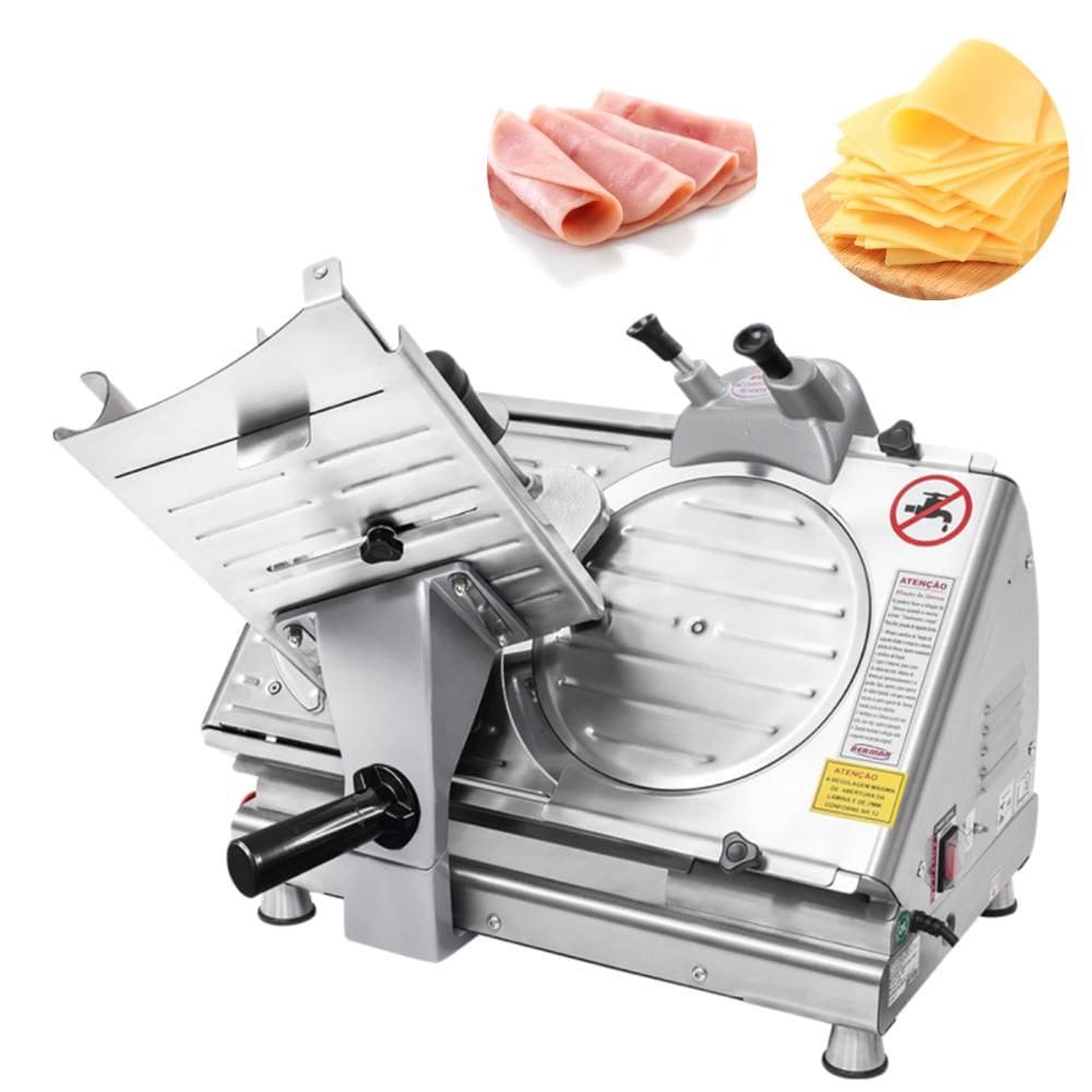 Cortador de Frios e Legumes 300 mm Inox Fatiador Profissional BM19 Bermar