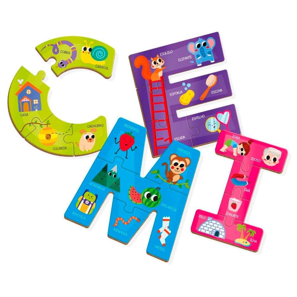 Quebra Cabeça Alfabeto Giganete BDC