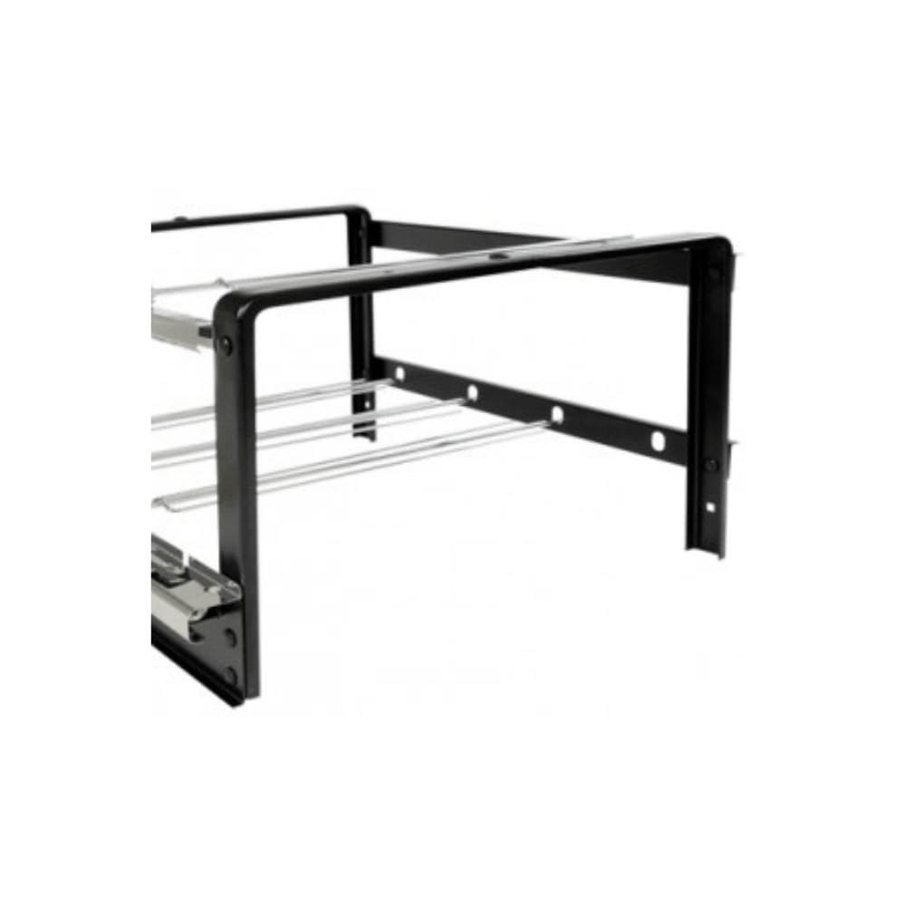 Suporte Churrasqueira de Alvenaria Em Aço Reforçado Preto Kit 1006 – Giragrill