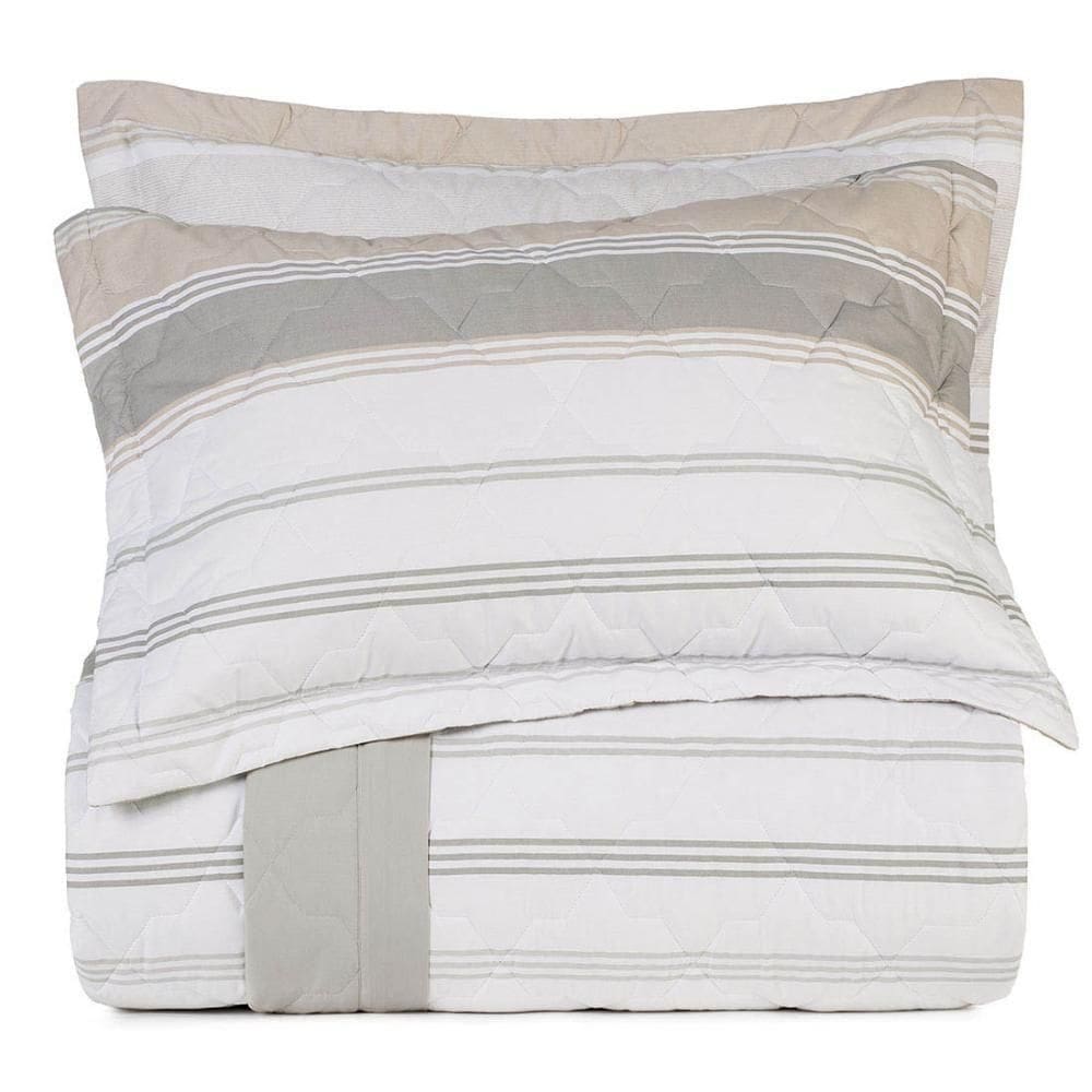 Jogo De Colcha Queen Altenburg Algodão Lux 200 Fios Riviera