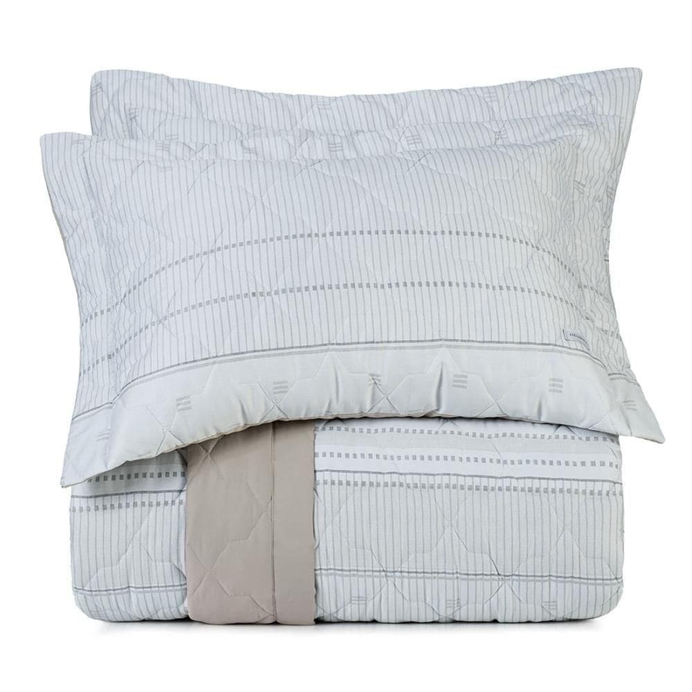 Jogo De Colcha King Altenburg Cetim 300 Fios Simetria