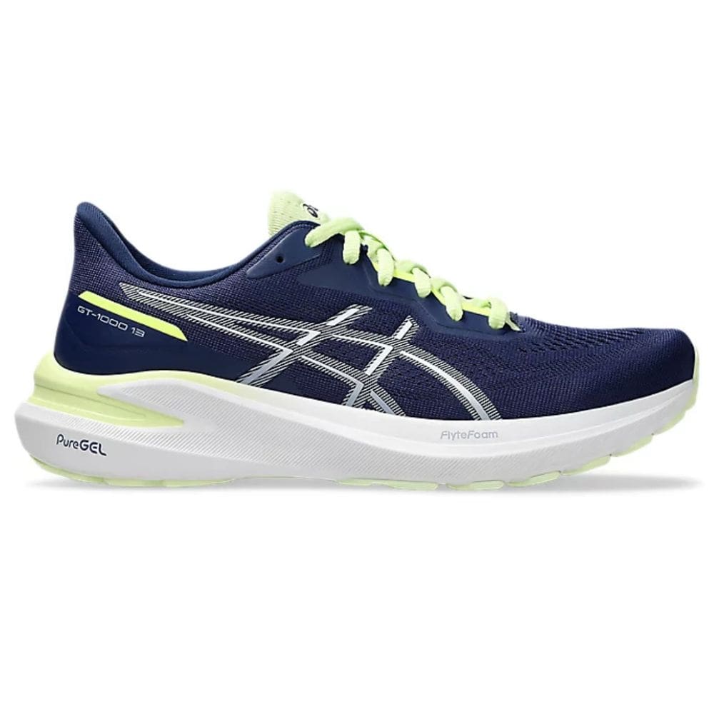 Tênis Asics Gt-1000 13 Feminino - Azul+Cinza