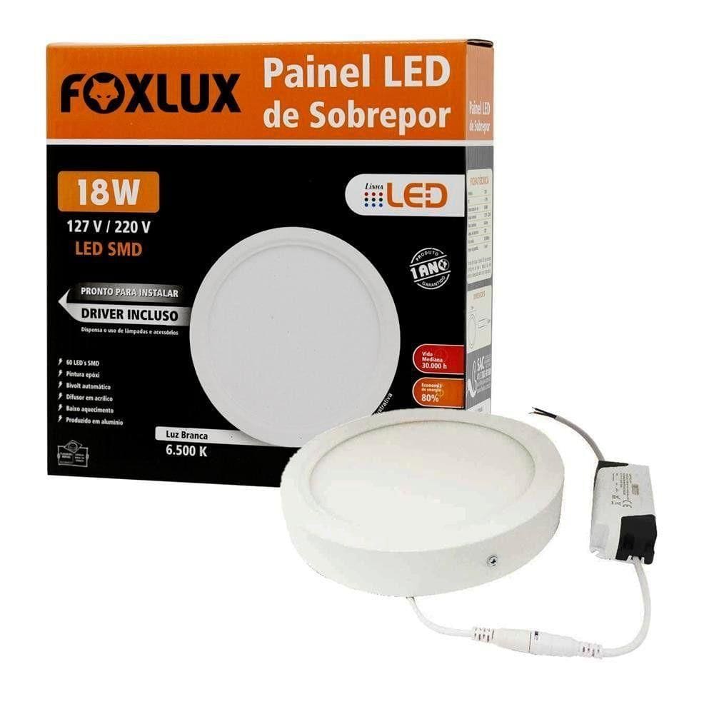 MP - Painel De Led Bivolt Foxlux Redondo Embu