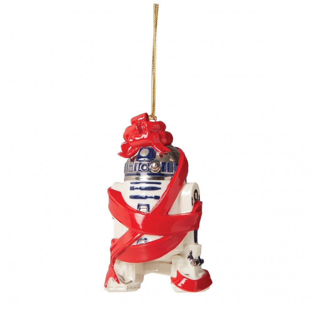 Enfeite de Natal Lenox Star Wars R2-D2 Porcelana Ivory 5,7x5,7x9,5 cm