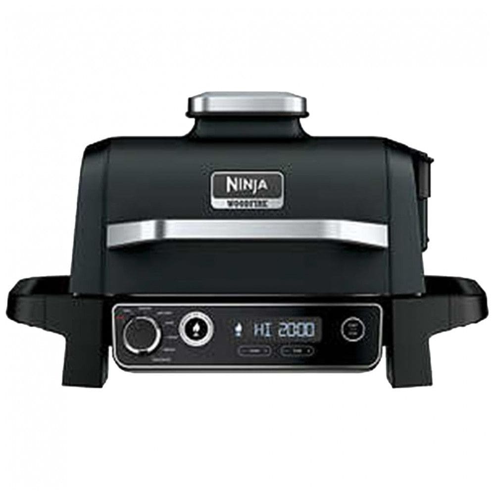 Ninja OG705CO - Churrasqueira e Defumador Woodfire 7 em 1 com Sabor Autêntico de Lenha, Preto